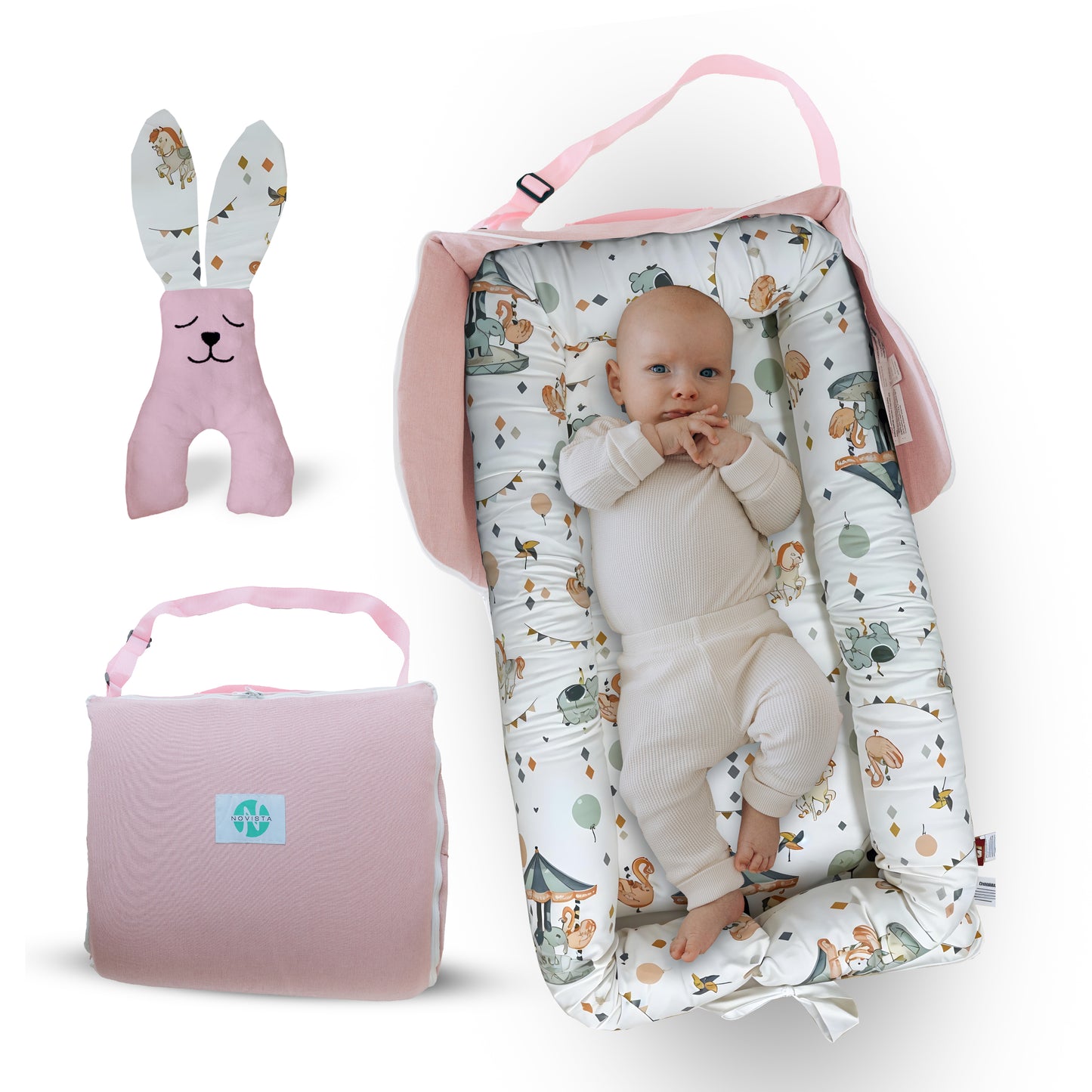 Novista™ Portable Baby Lounger & Travel Bag