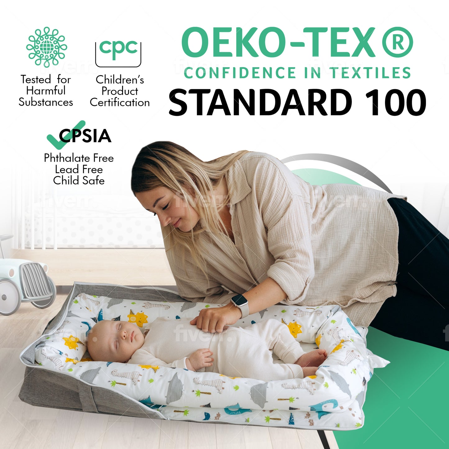 Novista™ Portable Baby Lounger & Travel Bag